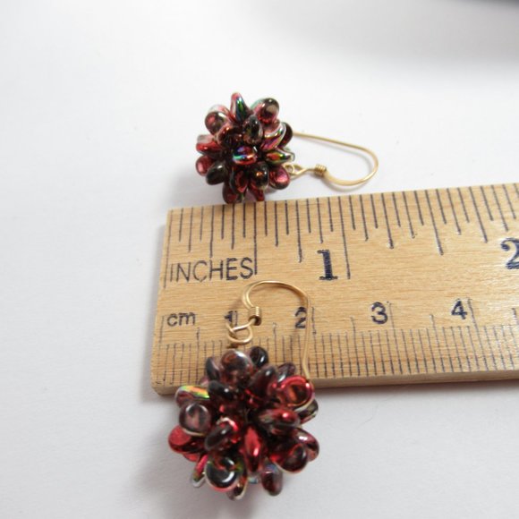 Handwoven earrings - Picture 5 of 7